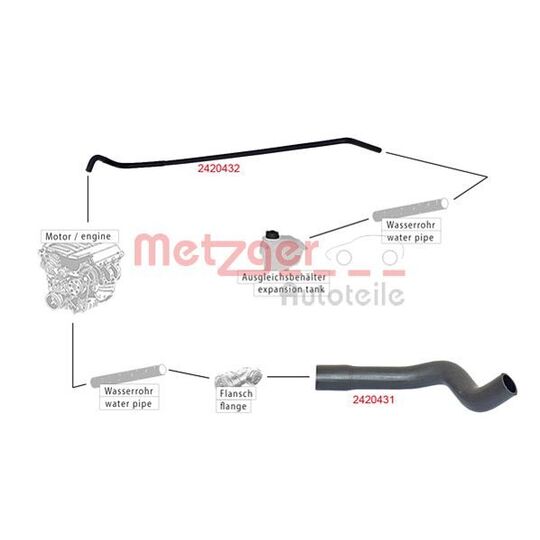 2420432 - Radiator Hose 