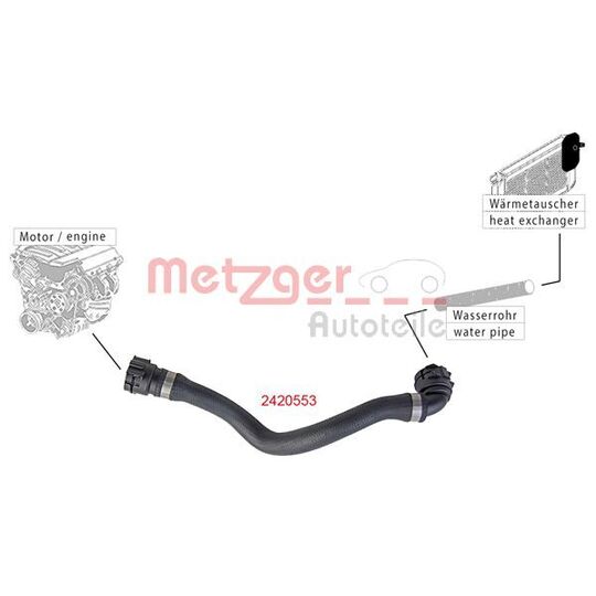 2420553 - Radiator Hose 