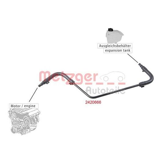 2420666 - Radiator Hose 