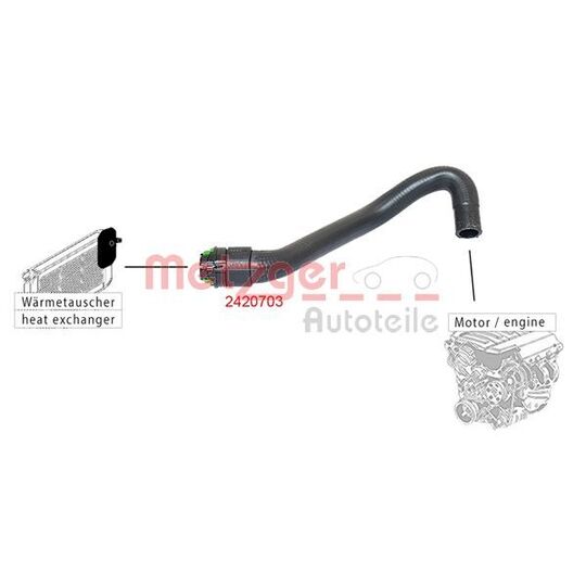 2420703 - Radiator Hose 