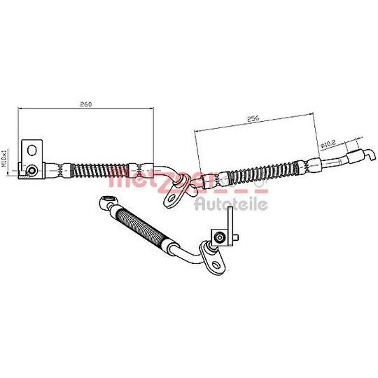 4112228 - Brake Hose 