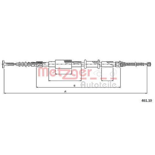 461.10 - Cable, parking brake 