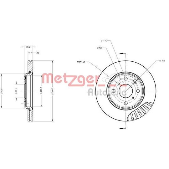 6110059 - Brake Disc 