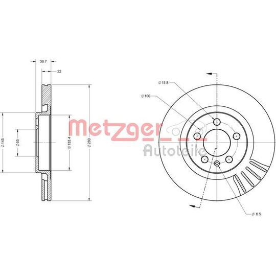 6110068 - Brake Disc 