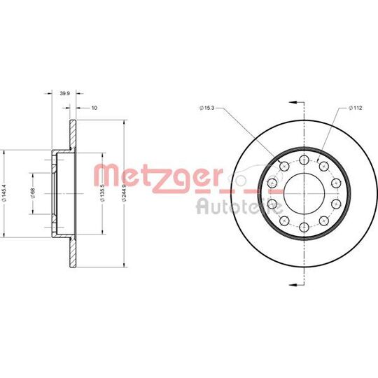 6110097 - Brake Disc 