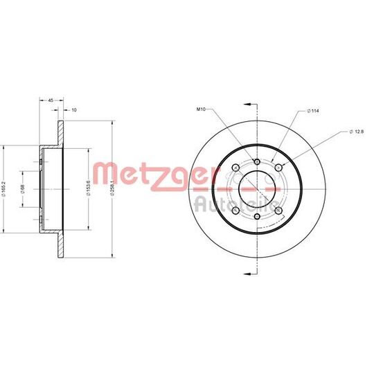 6110139 - Brake Disc 