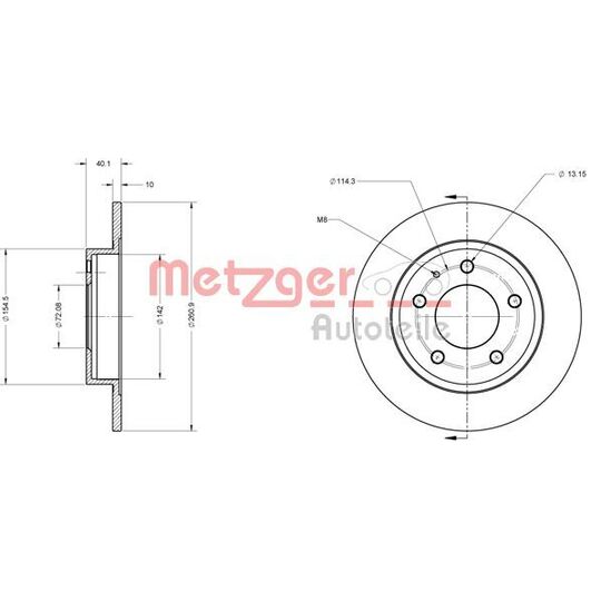 6110131 - Brake Disc 