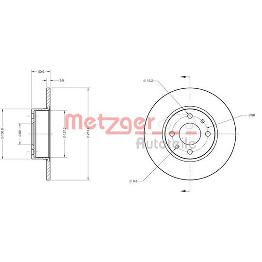 6110204 - Brake Disc 