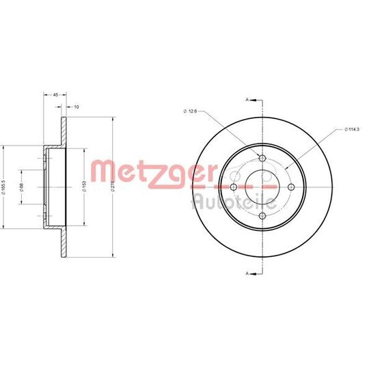 6110220 - Brake Disc 