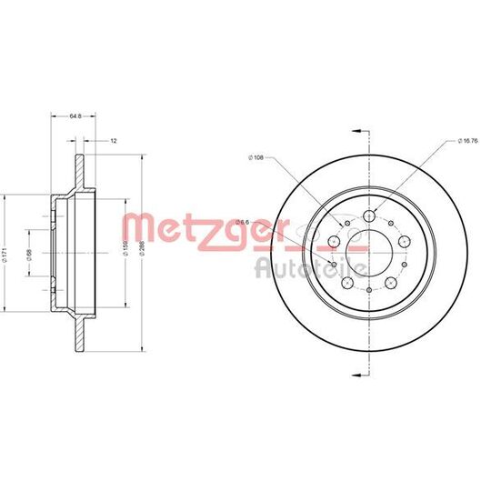 6110224 - Brake Disc 