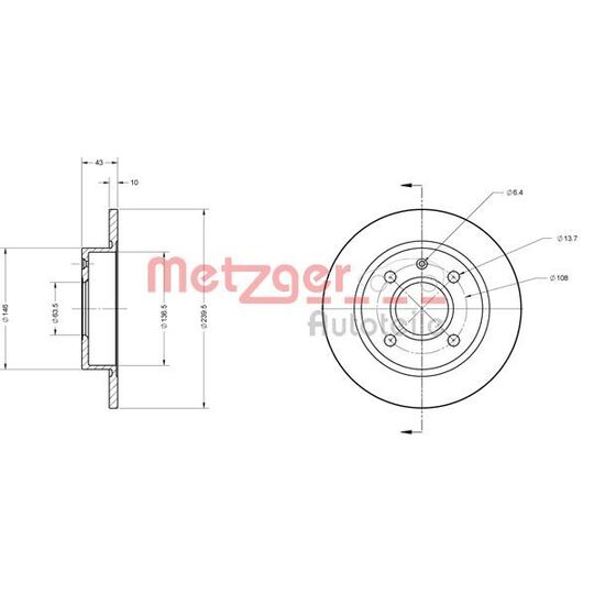 6110243 - Brake Disc 