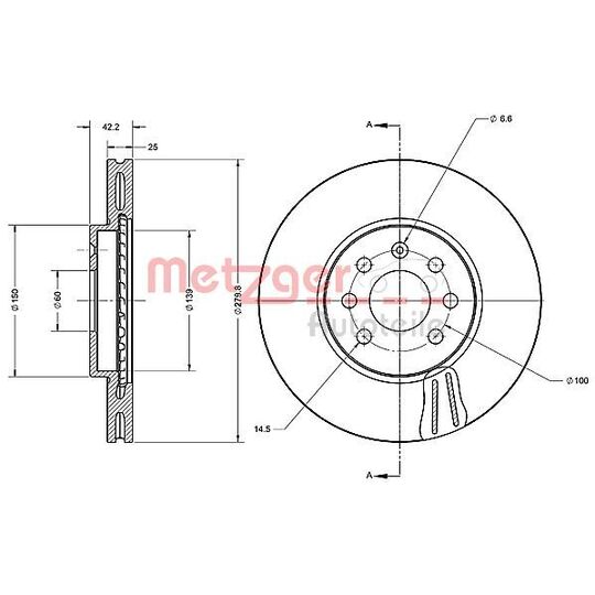 6110261 - Brake Disc 