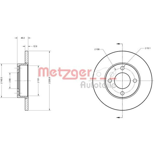 6110254 - Brake Disc 