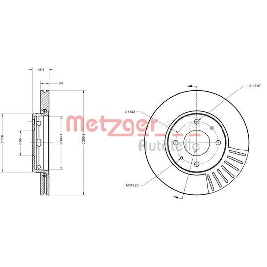 6110306 - Brake Disc 