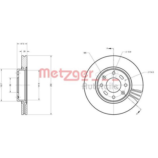 6110360 - Brake Disc 