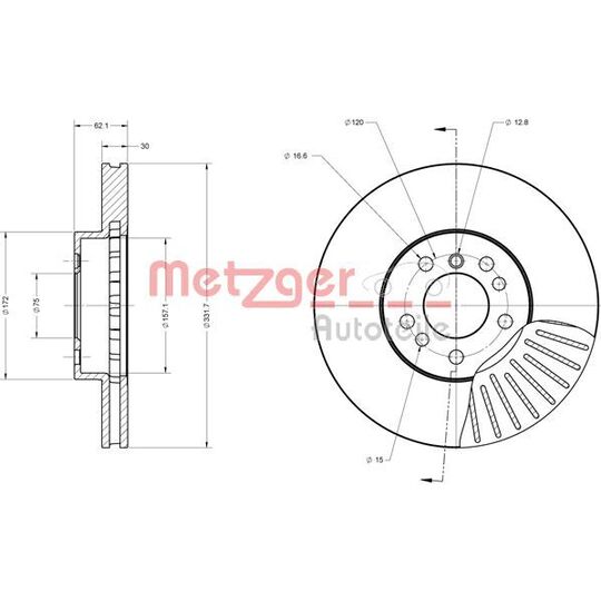 6110380 - Brake Disc 