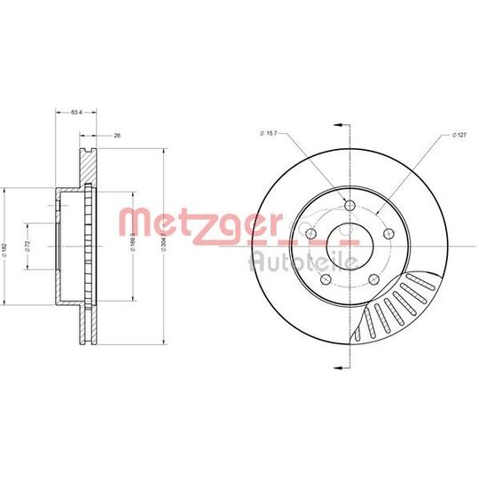 6110364 - Brake Disc 