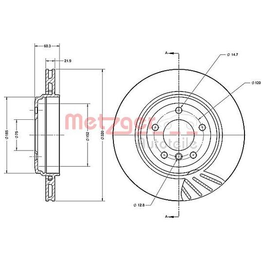 6110435 - Brake Disc 