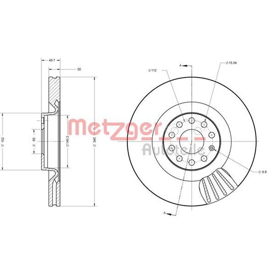 6110465 - Brake Disc 