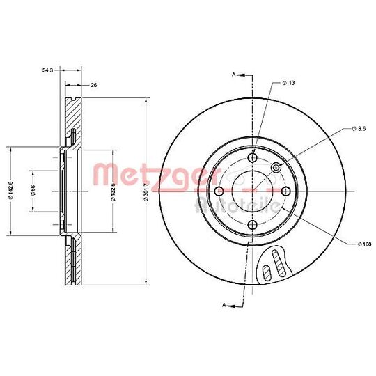 6110475 - Brake Disc 