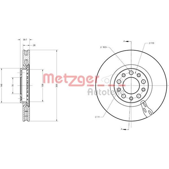 6110519 - Brake Disc 