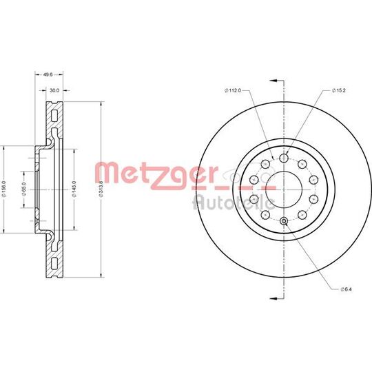 6110486 - Brake Disc 