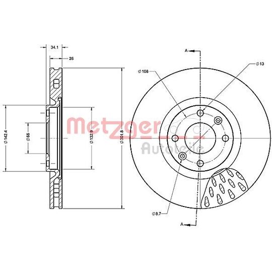 6110513 - Brake Disc 