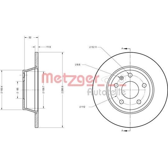 6110574 - Brake Disc 