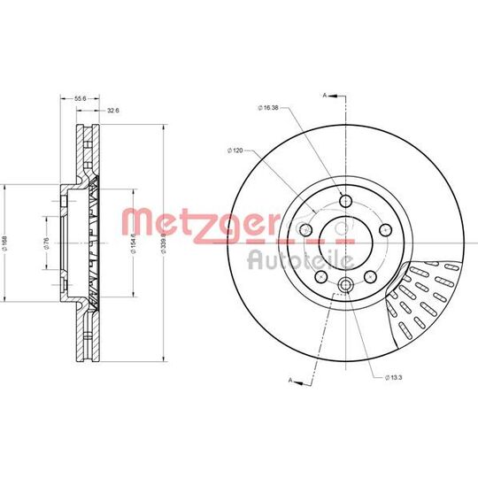 6110621 - Brake Disc 