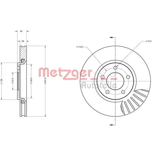 6110622 - Brake Disc 