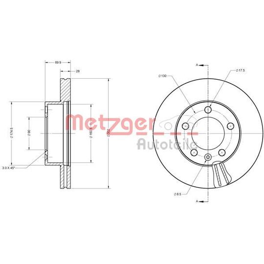 6110687 - Brake Disc 