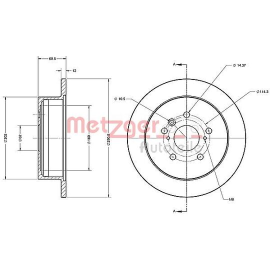 6110658 - Brake Disc 