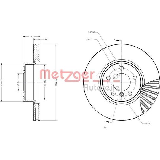 6110718 - Brake Disc 