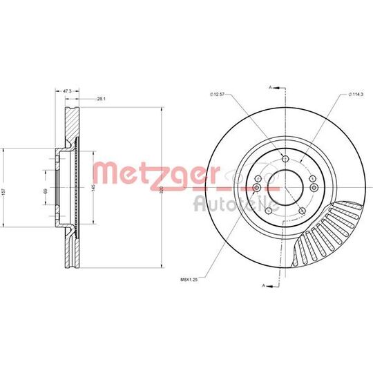 6110695 - Brake Disc 