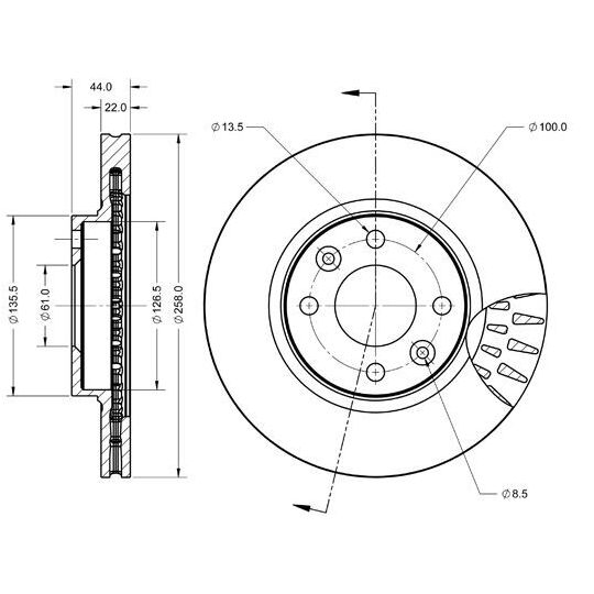 6110727 - Brake Disc 