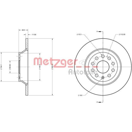 6110747 - Brake Disc 