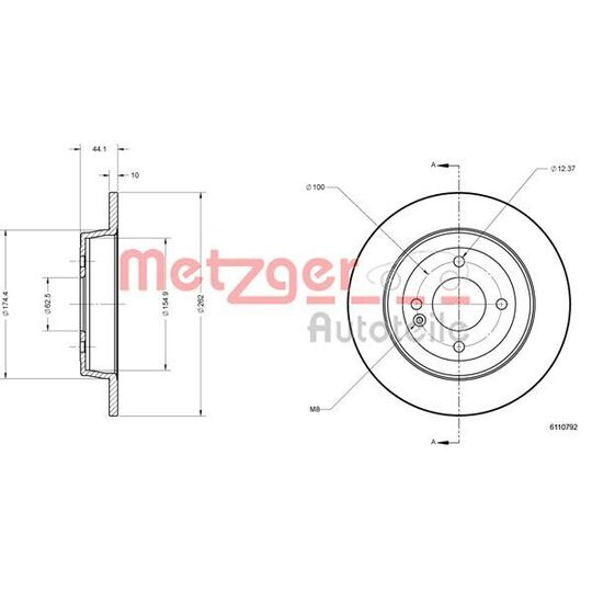 6110792 - Brake Disc 