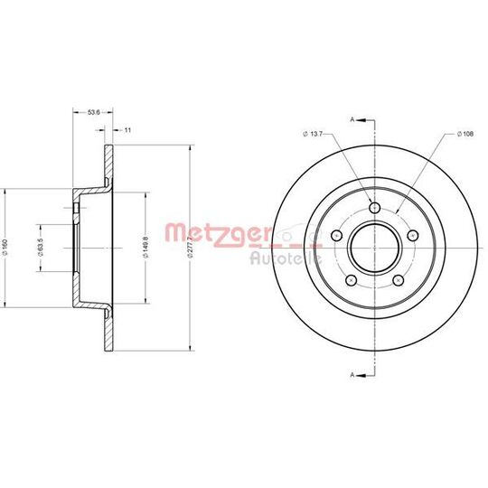 6110824 - Brake Disc 