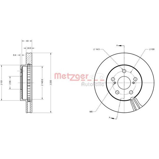 6110819 - Brake Disc 