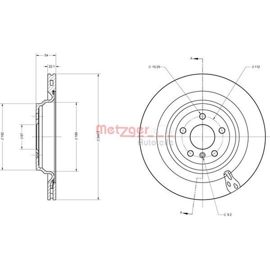 6110830 - Brake Disc 