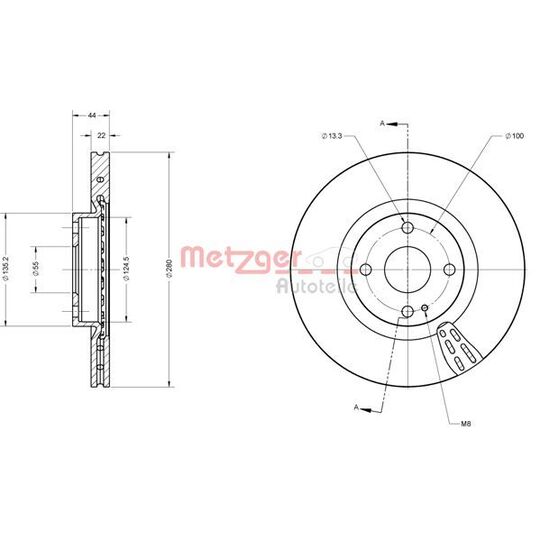 6110834 - Brake Disc 