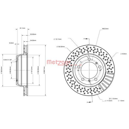 6110841 - Brake Disc 