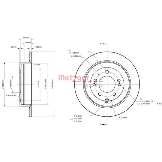 6110879 - Brake Disc 