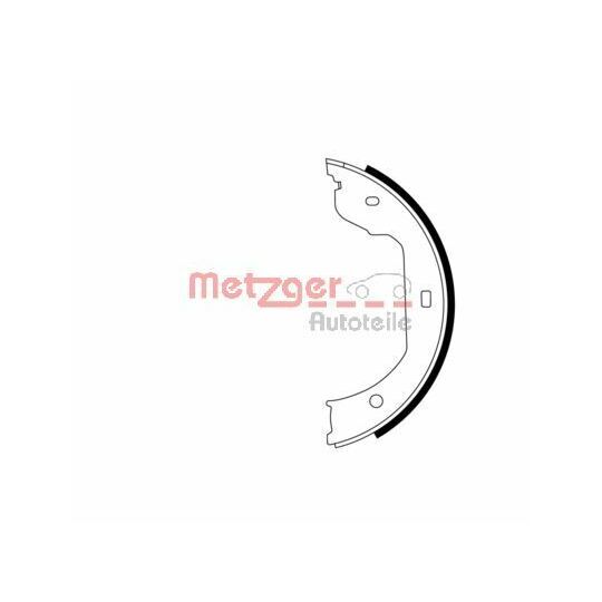 MG 960 - Brake Shoe Set, parking brake 