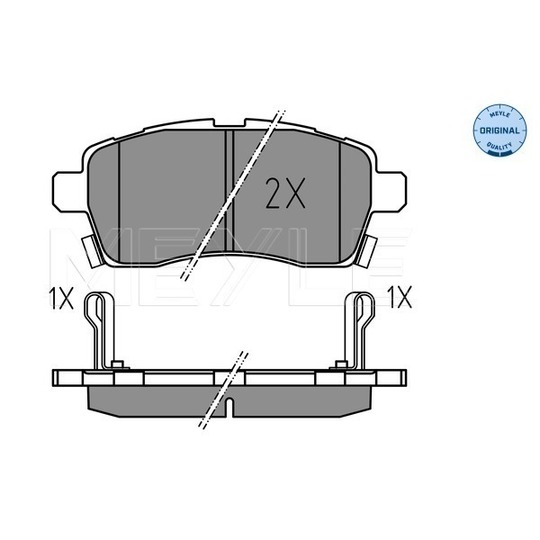 025 228 5015 - Brake Pad Set, disc brake 