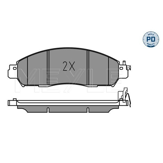 025 224 3917/PD - Brake Pad Set, disc brake 