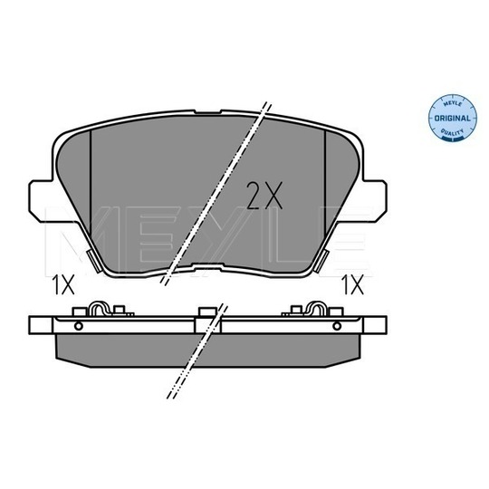 025 226 7516 - Brake Pad Set, disc brake 