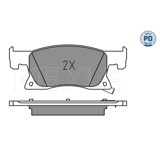 025 223 4220/PD - Brake Pad Set, disc brake 