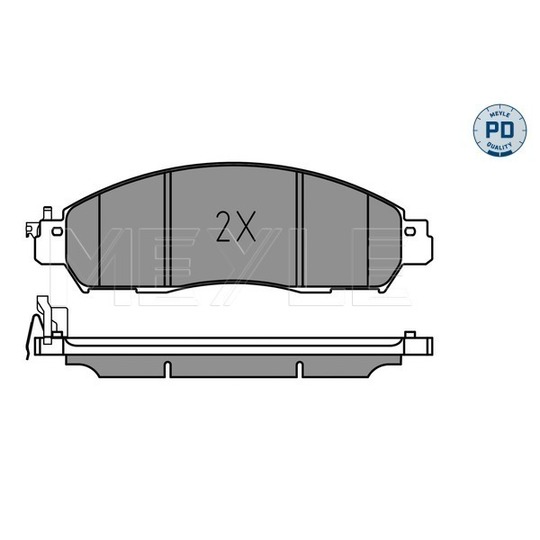 025 224 3917/PD - Brake Pad Set, disc brake 