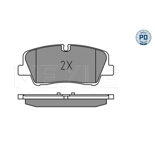 025 224 1817/PD - Brake Pad Set, disc brake 